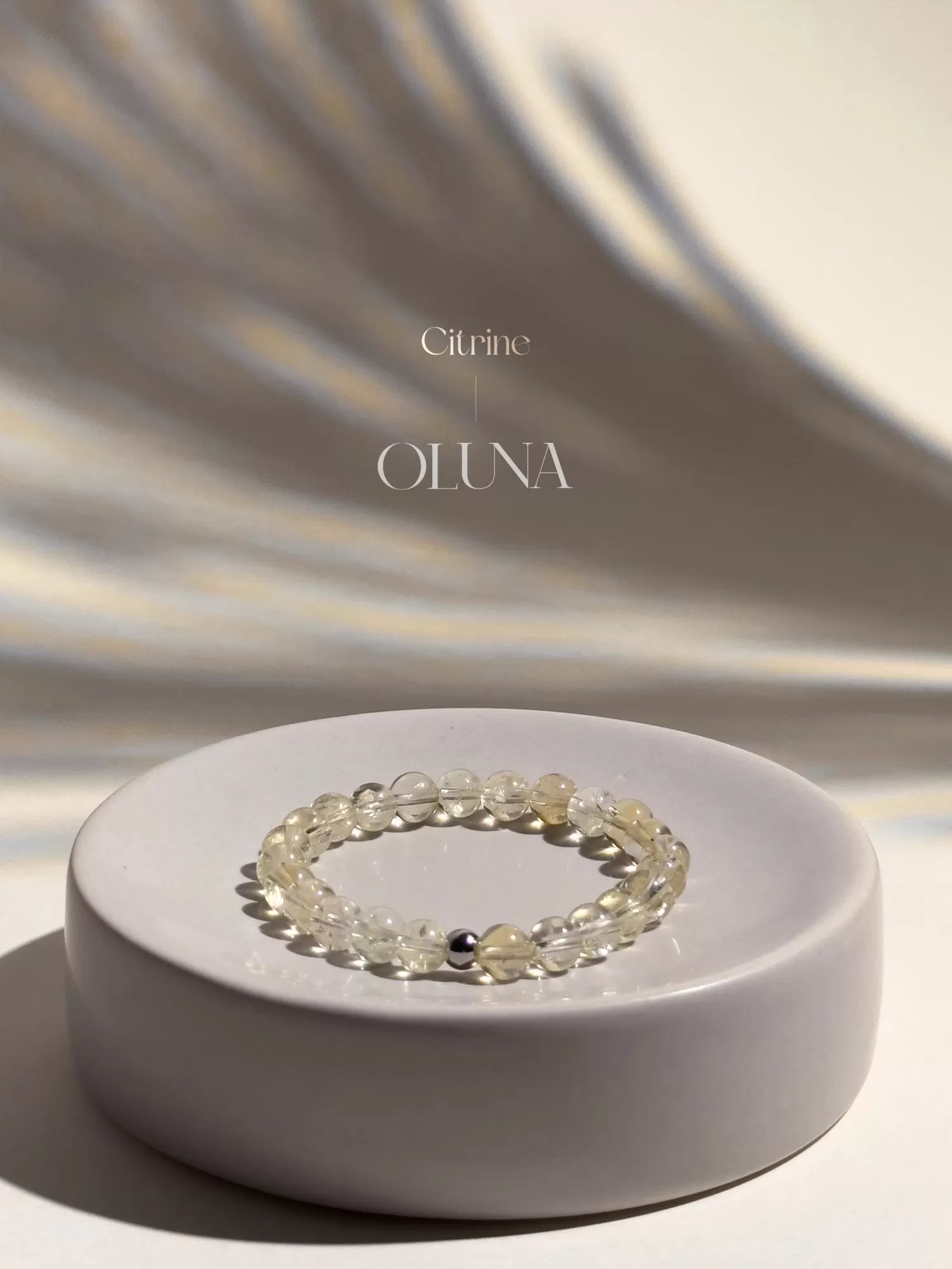 OLUNA|Bracelet Victoria - Citrine 6/8mm|Bracelets collection Victoria by OLUNA