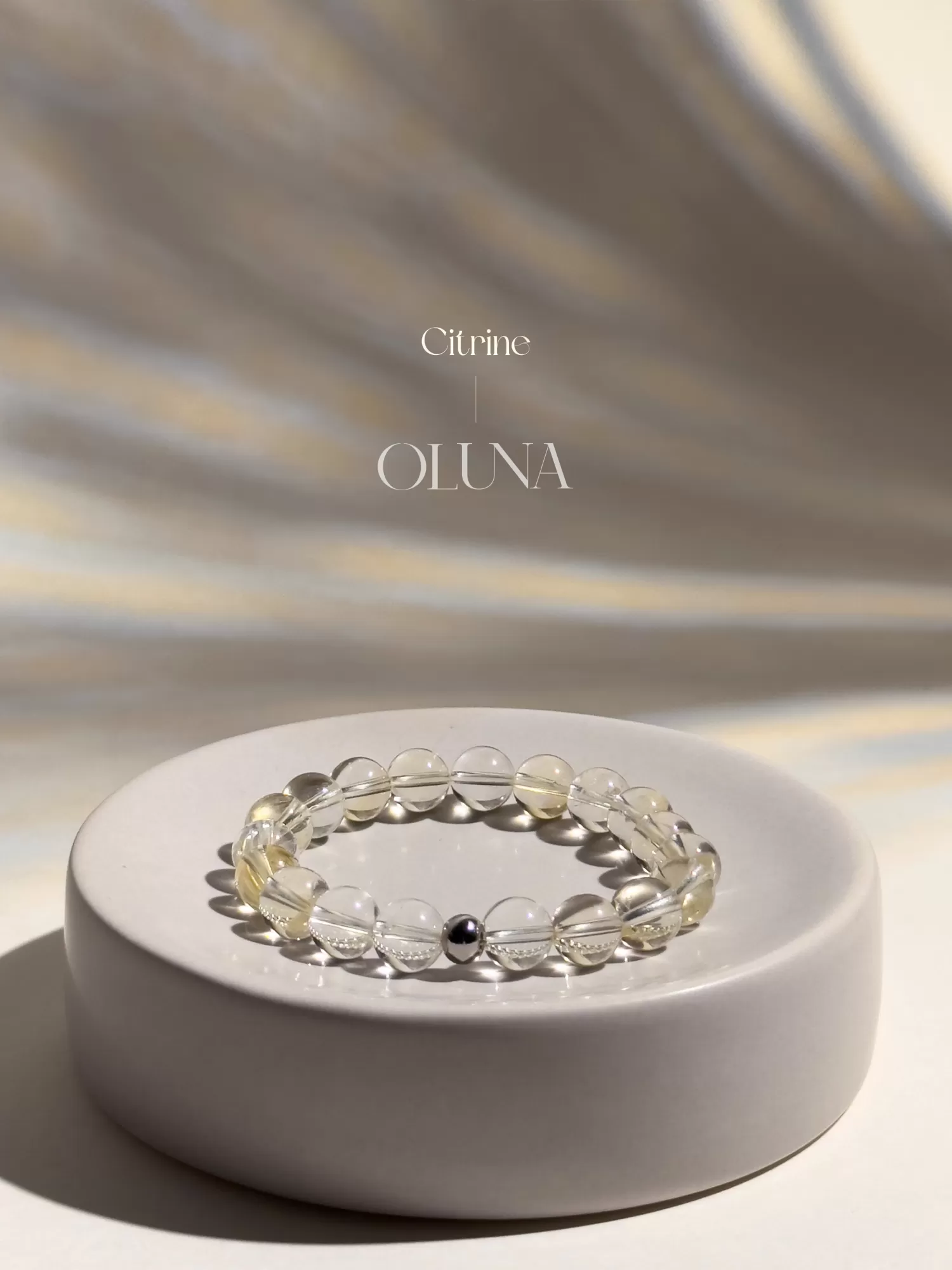 OLUNA|Bracelet Victoria - Citrine 6/8mm|Bracelets collection Victoria by OLUNA