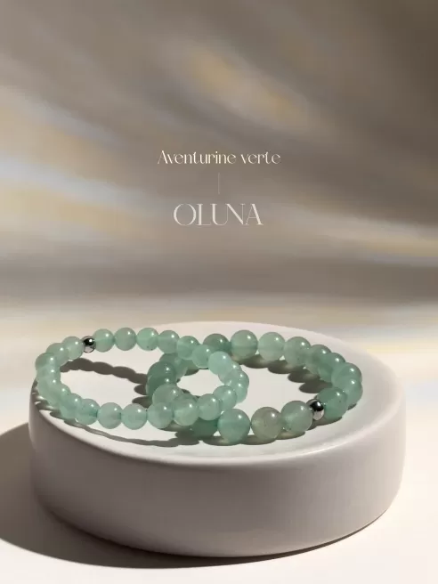 Bracelet Victoria - Aventurine Verte 6/8mm