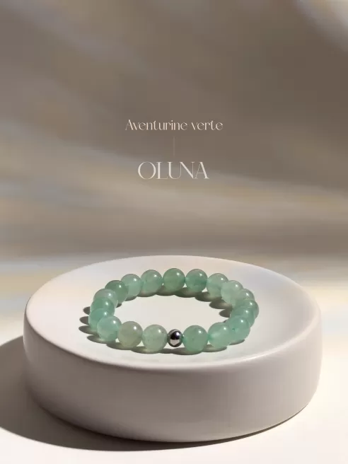 Bracelet Victoria - Aventurine Verte 6/8mm