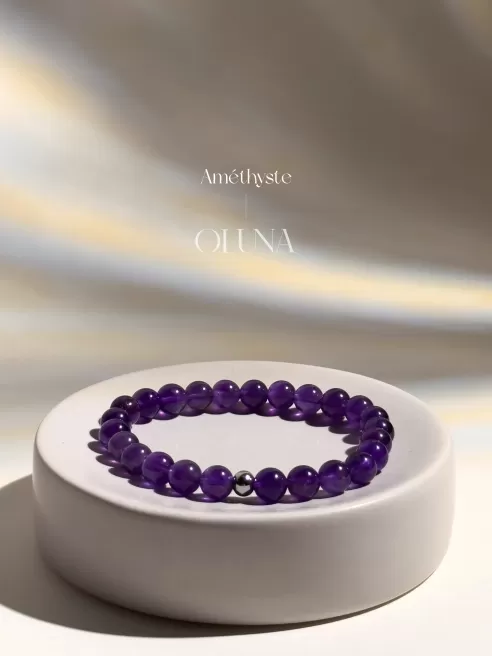 OLUNA|Bracelet Victoria - Jaspe Rouge 6/8mm|Bracelets collection Victoria by OLUNA