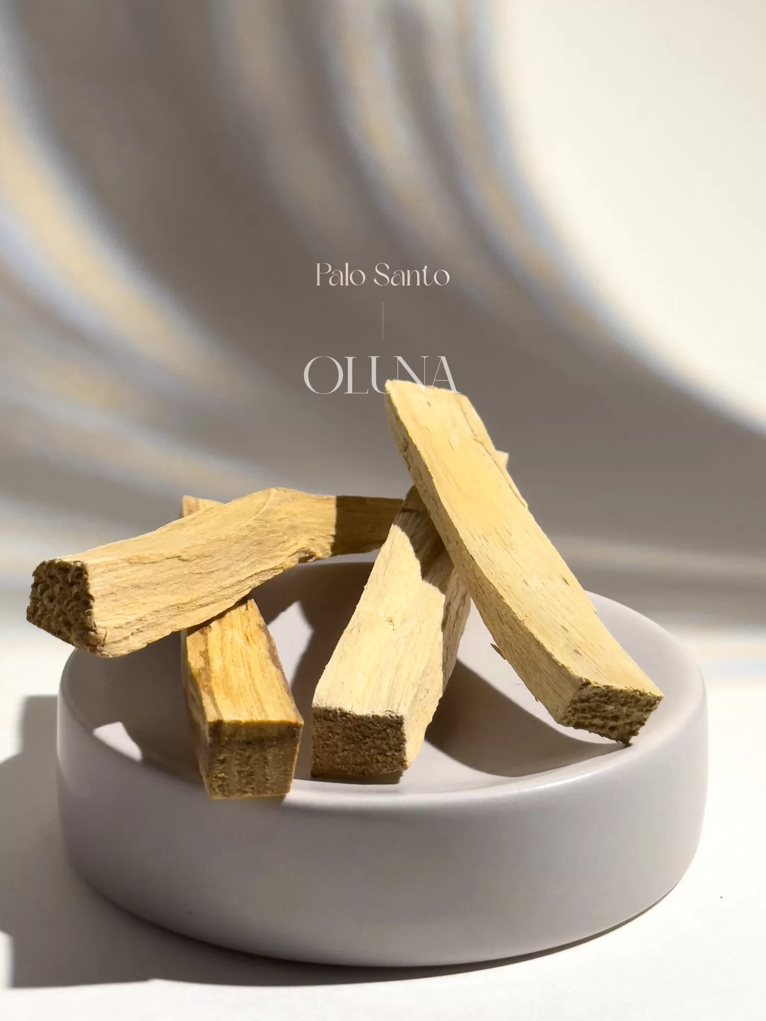 OLUNA|Bâtons de Palo Santo 10cm (lot de 2)|Purification