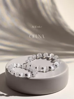 OLUNA|Bracelet Mia - Sélénite 6/8mm|Bracelets collection Mia by OLUNA