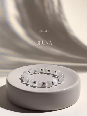 OLUNA|Bracelet Mia - Sélénite 6/8mm|Bracelets collection Mia by OLUNA