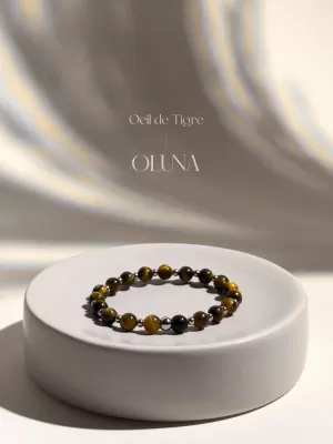 OLUNA|Bracelet Mia - Œil de Tigre 6/8mm|Bracelets collection Mia by OLUNA