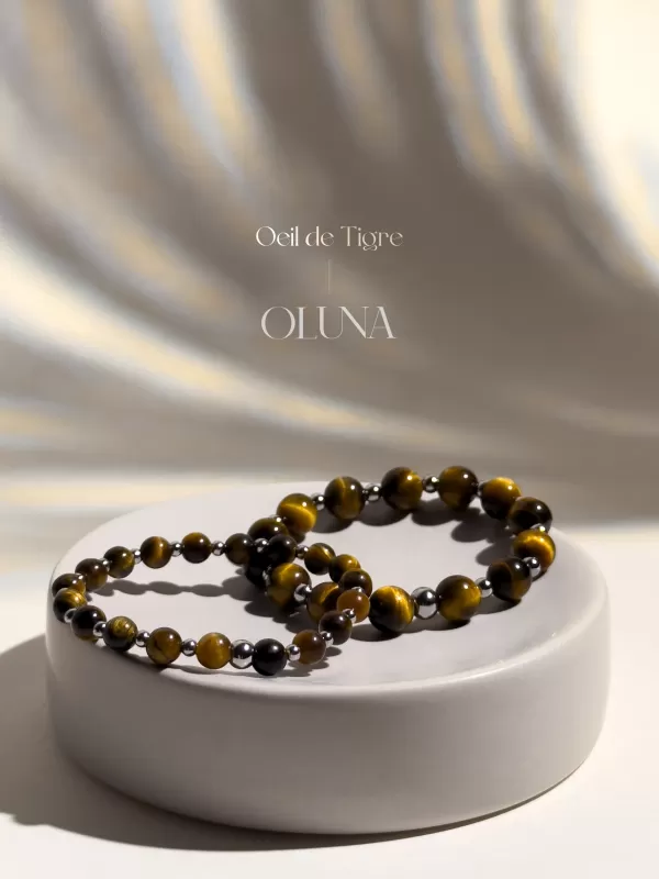 Bracelet Mia - Œil de Tigre 6/8mm