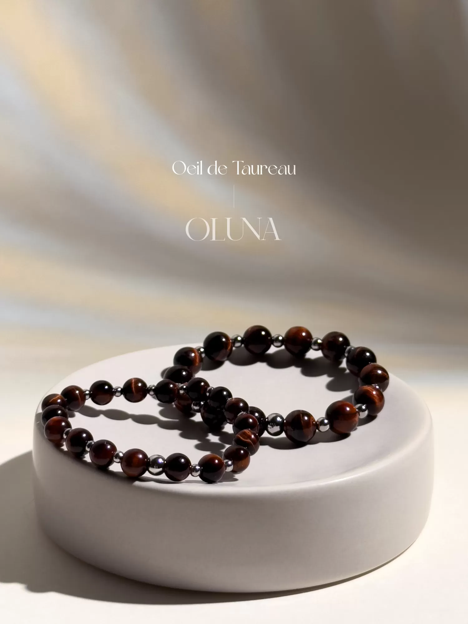 OLUNA|Bracelet Mia - Œil de Taureau 6/8mm|Bracelets collection Mia by OLUNA