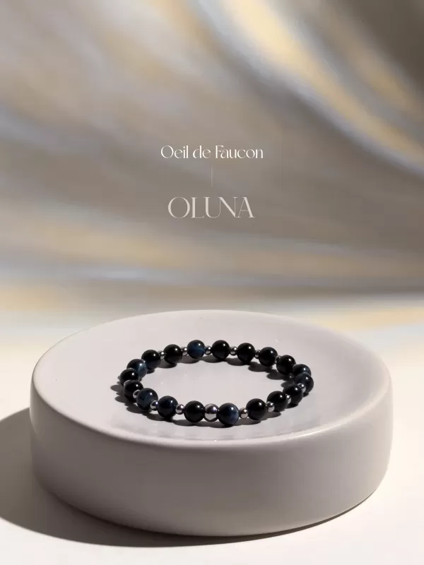 OLUNA|Bracelet Mia - Œil de Faucon 6/8mm|Bracelets collection Mia by OLUNA