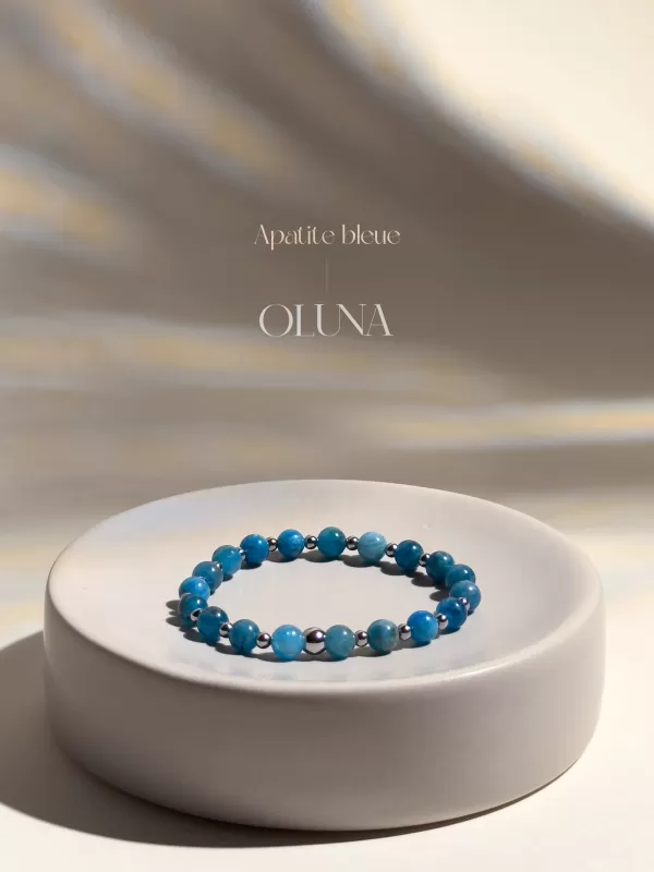 Bracelet Mia - Apatite Bleue 6/8mm