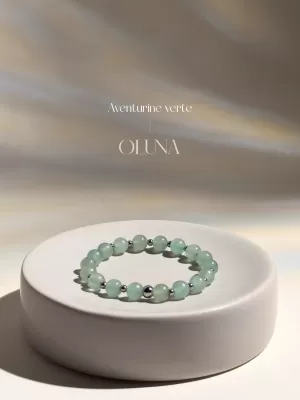 Bracelet Mia - Aventurine Verte 6/8mm