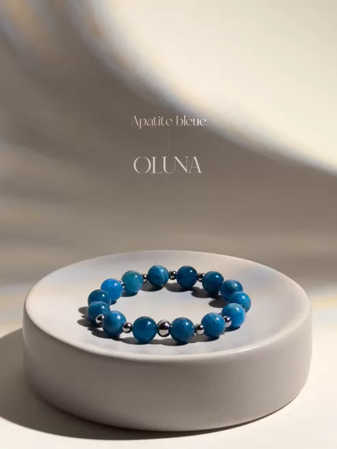 Bracelet Mia - Apatite Bleue 6/8mm