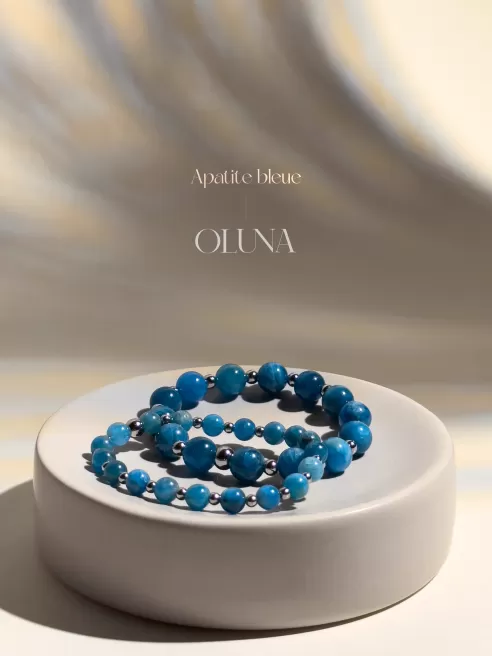 Bracelet Mia - Apatite Bleue 6/8mm