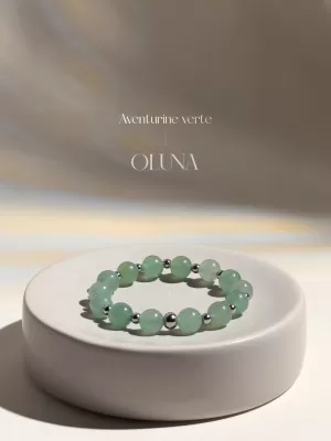 OLUNA|Bracelet Mia - Aventurine Verte 6/8mm|Bracelets collection Mia by OLUNA