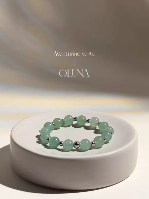 Bracelet Mia - Aventurine Verte 6/8mm