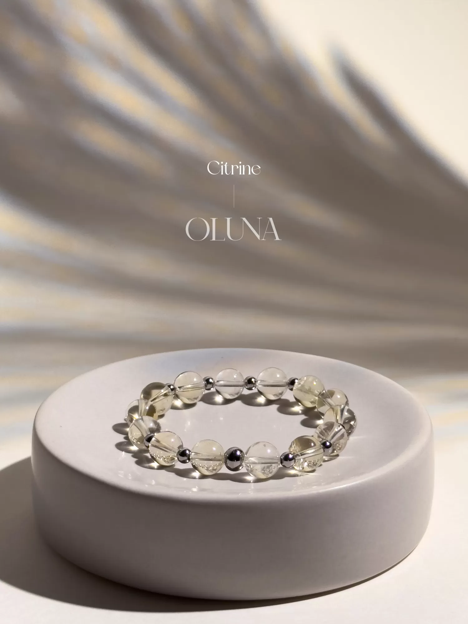 OLUNA|Bracelet Mia - Citrine 6/8mm|Bracelets collection Mia by OLUNA