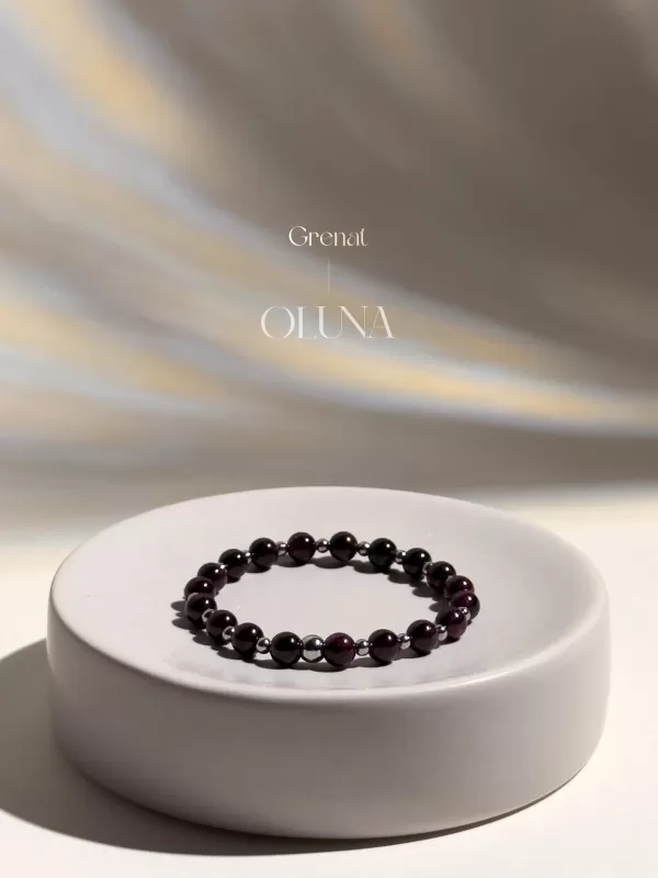 OLUNA|Bracelet Mia - Grenat 6/8mm|Bracelets collection Mia by OLUNA