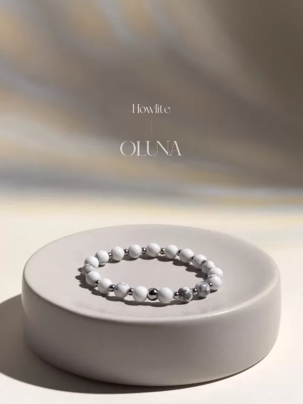 Bracelet Mia - Howlite 6/8mm