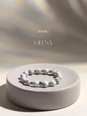 Bracelet Mia - Howlite 6/8mm