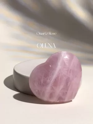 Cœur en Quartz Rose 7-8cm_Galets coeurs_OLUNA_