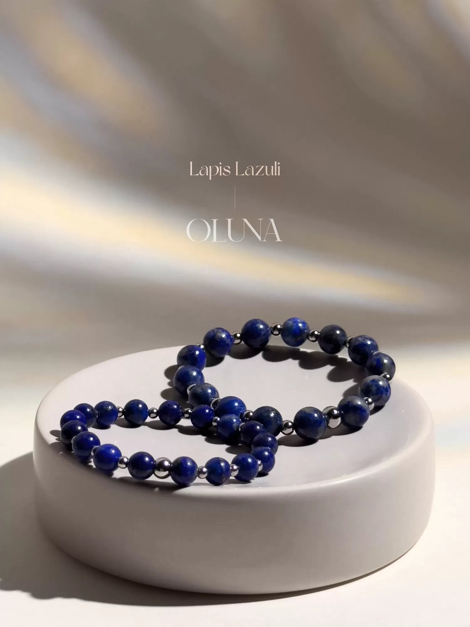 OLUNA|Bracelet Mia - Lapis Lazuli 6/8mm|Bracelets collection Mia by OLUNA