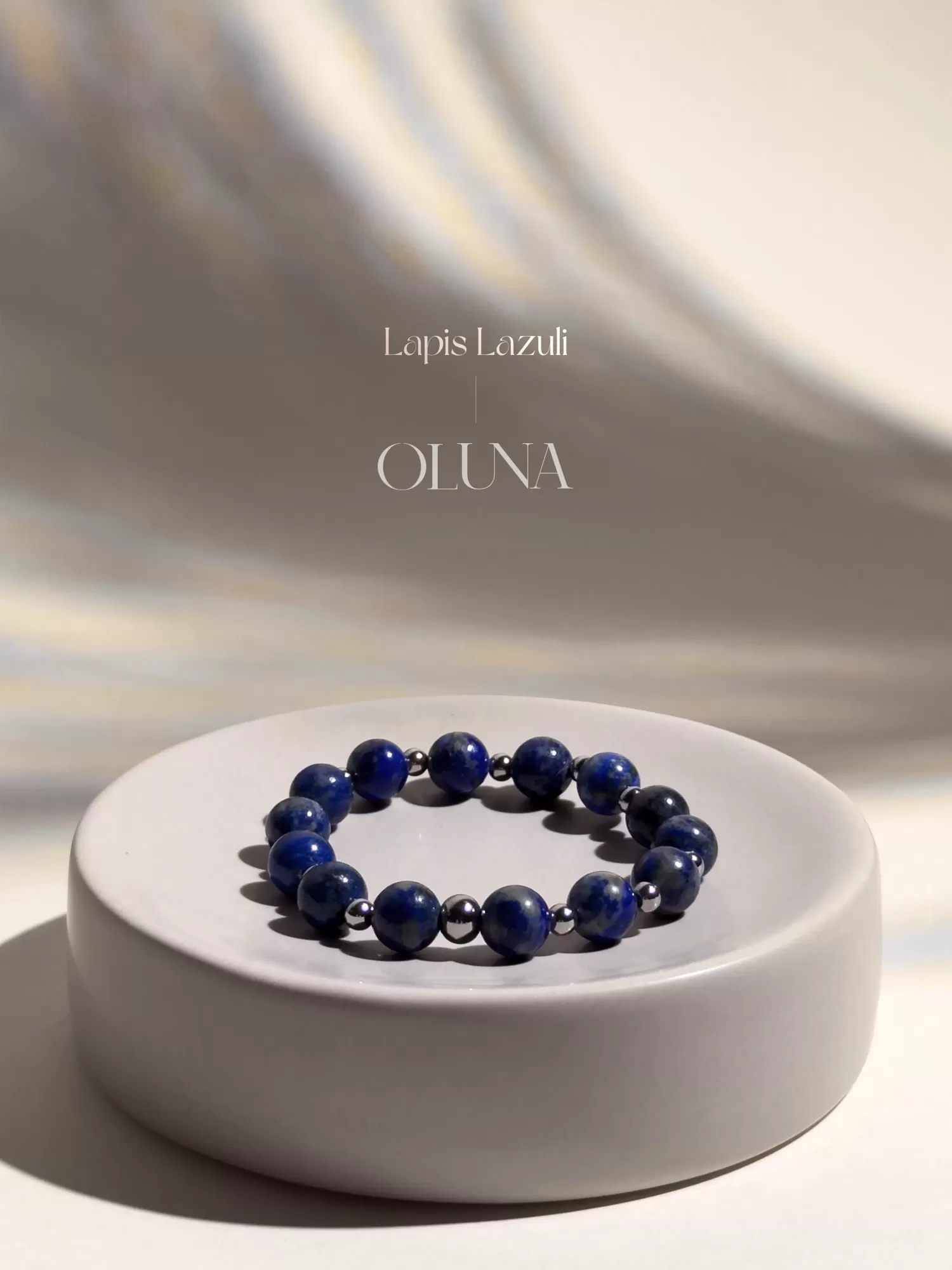 OLUNA|Bracelet Mia - Lapis Lazuli 6/8mm|Bracelets collection Mia by OLUNA