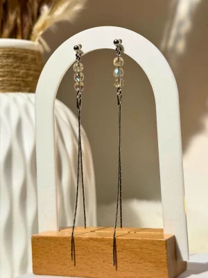 Boucles d'oreilles Labradorite Lisa - Argent 925