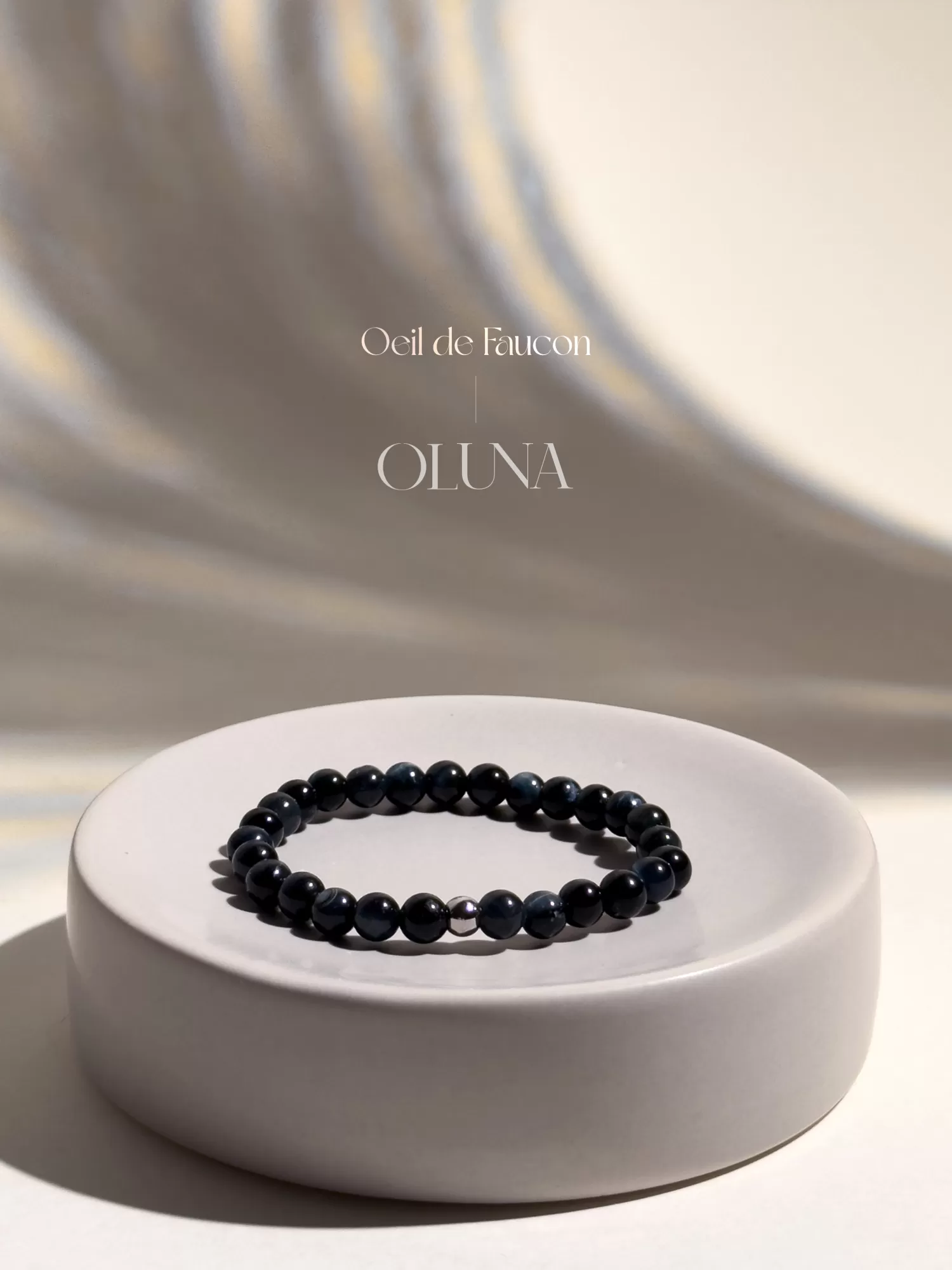 OLUNA|Bracelet Victoria - Œil de Faucon 6/8mm|Bracelets collection Victoria by OLUNA