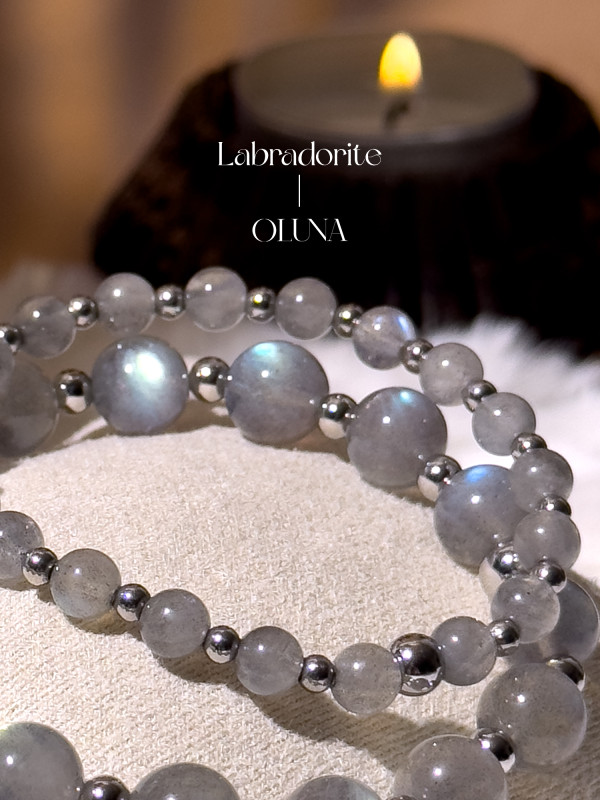 Bracelet Mia - Labradorite 6/8mm_Bracelets Mia_OLUNA_