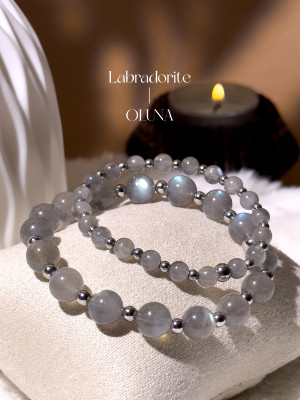 Bracelet Mia - Labradorite 6/8mm_Bracelets Mia_OLUNA_