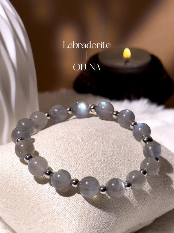 Bracelet Mia - Labradorite 6/8mm_Bracelets Mia_OLUNA_