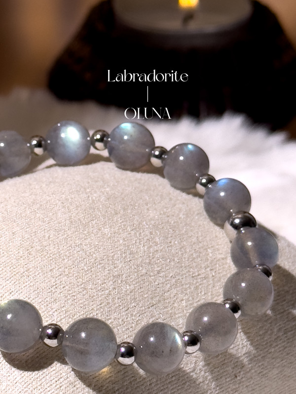 Bracelet Mia - Labradorite 6/8mm_Bracelets Mia_OLUNA_