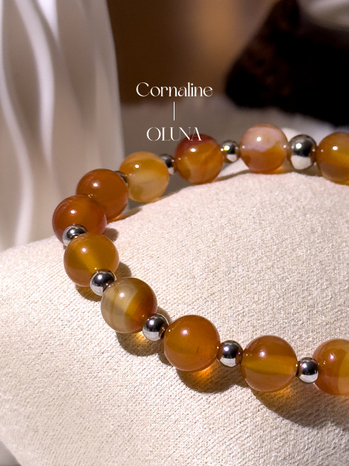 Bracelet Cornaline Mia - Pierre de vitalité