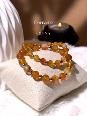 Bracelet Mia - Cornaline 6/8mm_Bracelets Mia_OLUNA_