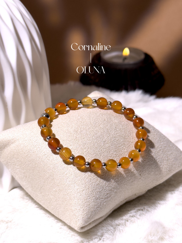 Bracelet Mia - Cornaline 6/8mm_Bracelets Mia_OLUNA_