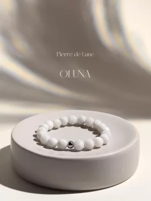 Bracelet Victoria - Pierre de Lune 6/8mm_Bracelets Victoria_OLUNA_