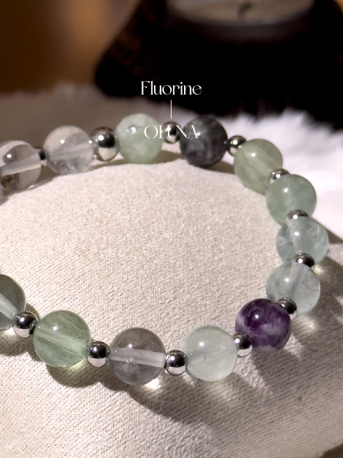 Bracelet Fluorine Mia - Pierre de concentration