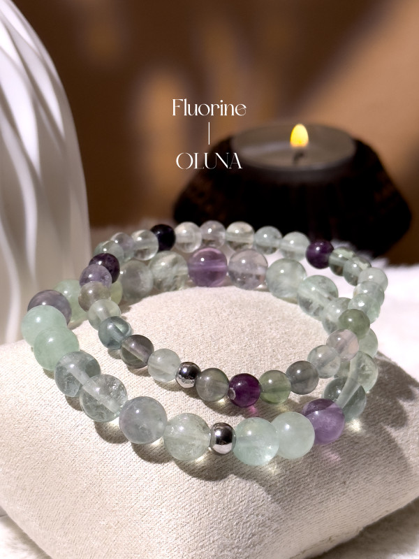 Bracelet Victoria - Fluorine 6/8mm_Bracelets Victoria_OLUNA_