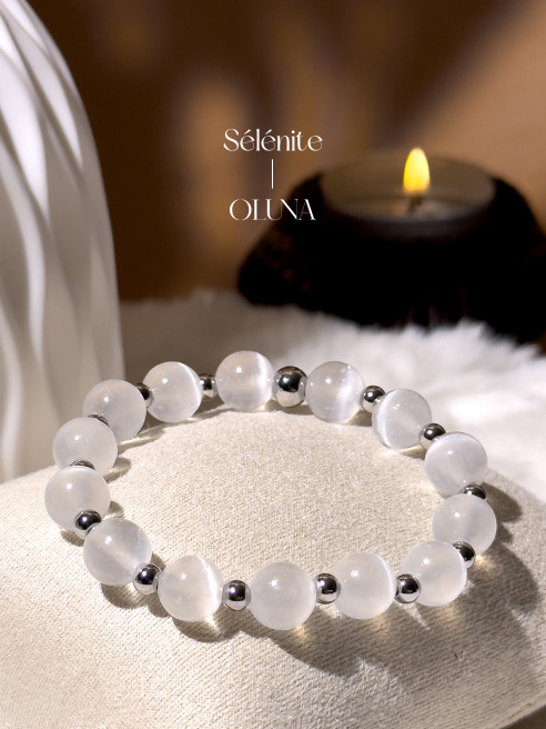 Bracelet Mia - Quartz Rose 6/8mm_Bracelets Mia_OLUNA_