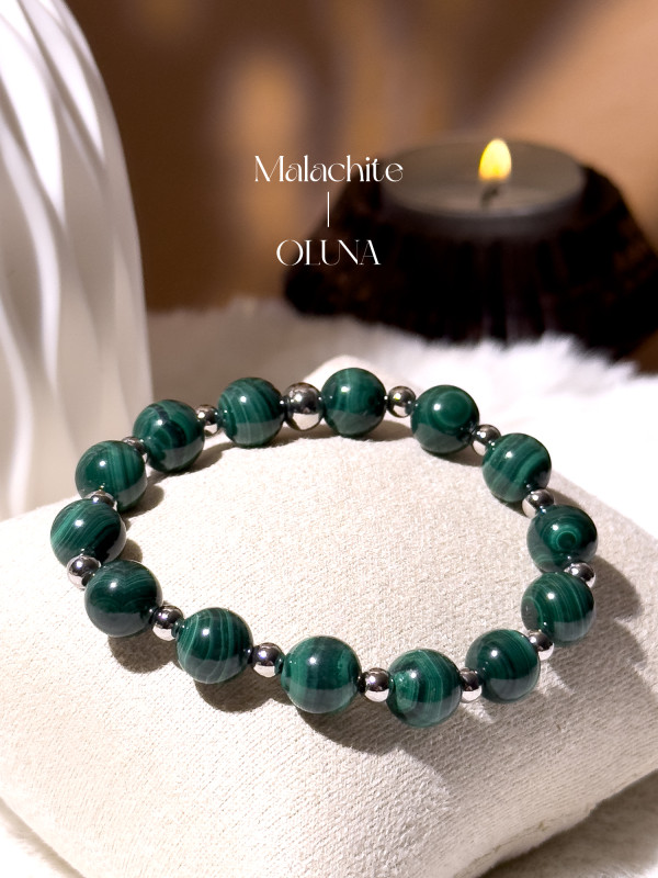 Bracelet Mia - Malachite 6/8mm_Bracelets Mia_OLUNA_