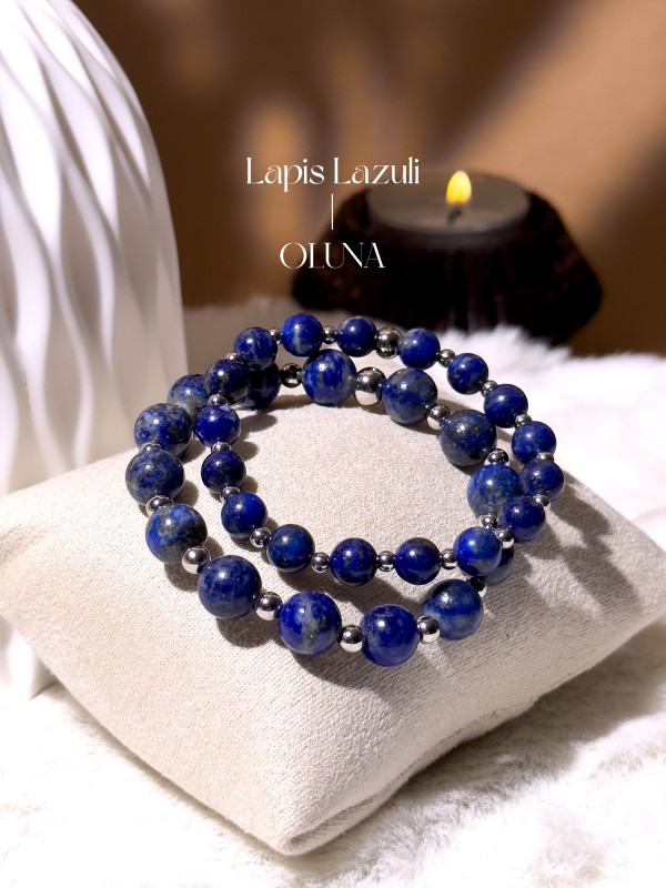 Bracelet Mia - Lapis Lazuli 6/8mm_Bracelets Mia_OLUNA_