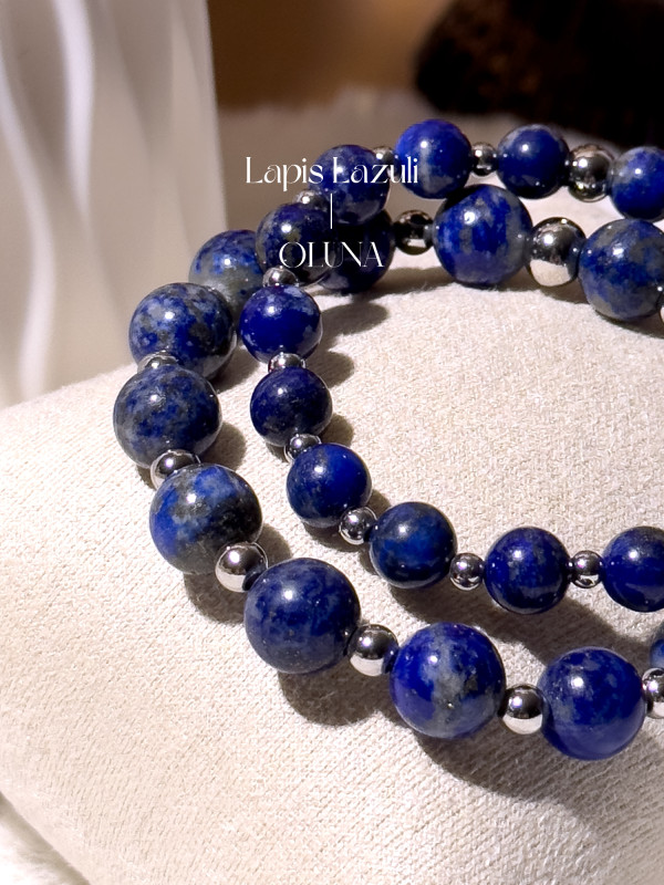 Bracelet Mia - Lapis Lazuli 6/8mm_Bracelets Mia_OLUNA_