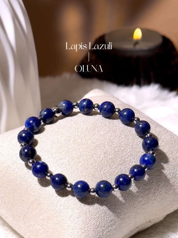 Bracelet Mia - Lapis Lazuli 6/8mm_Bracelets Mia_OLUNA_