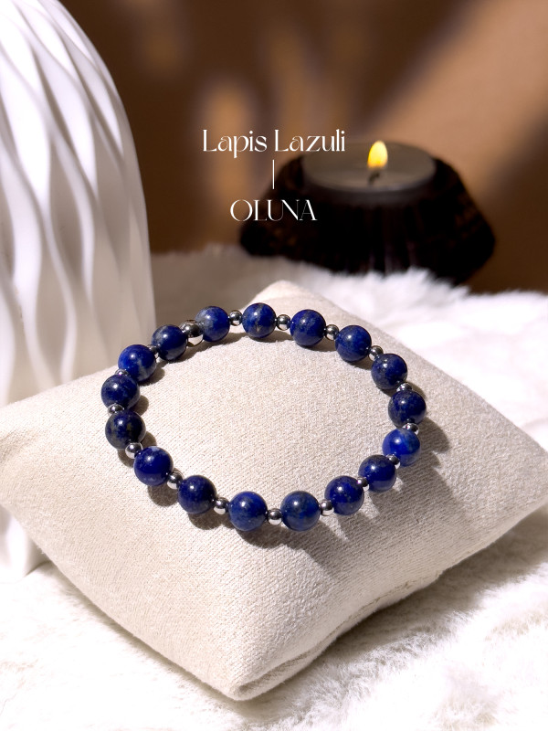 Bracelet Mia - Lapis Lazuli 6/8mm_Bracelets Mia_OLUNA_