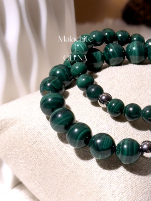 Bracelet Victoria - Malachite 6/8mm_Bracelets Victoria_OLUNA_