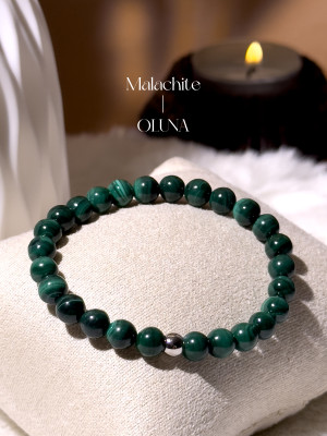 Bracelet Victoria - Malachite 6/8mm_Bracelets Victoria_OLUNA_