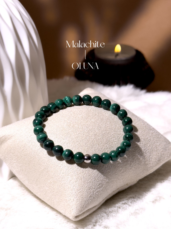 Bracelet Victoria - Malachite 6/8mm_Bracelets Victoria_OLUNA_