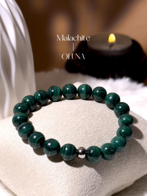 Bracelet Victoria - Malachite 6/8mm_Bracelets Victoria_OLUNA_