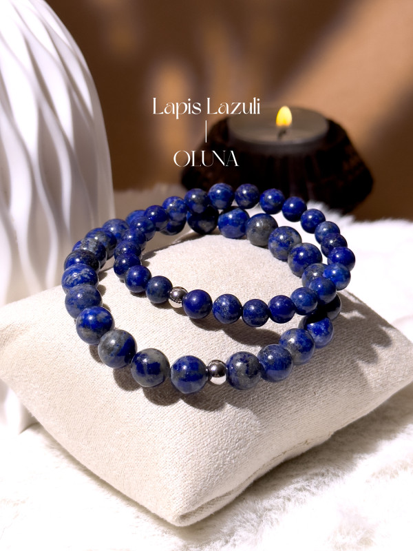 Bracelet Victoria - Lapis Lazuli 6/8mm_Bracelets Victoria_OLUNA_