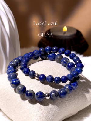 Bracelet Victoria - Lapis Lazuli 6/8mm_Bracelets Victoria_OLUNA_