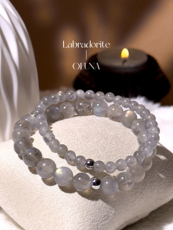 Bracelet Victoria - Labradorite 6/8mm_Bracelets Victoria_OLUNA_